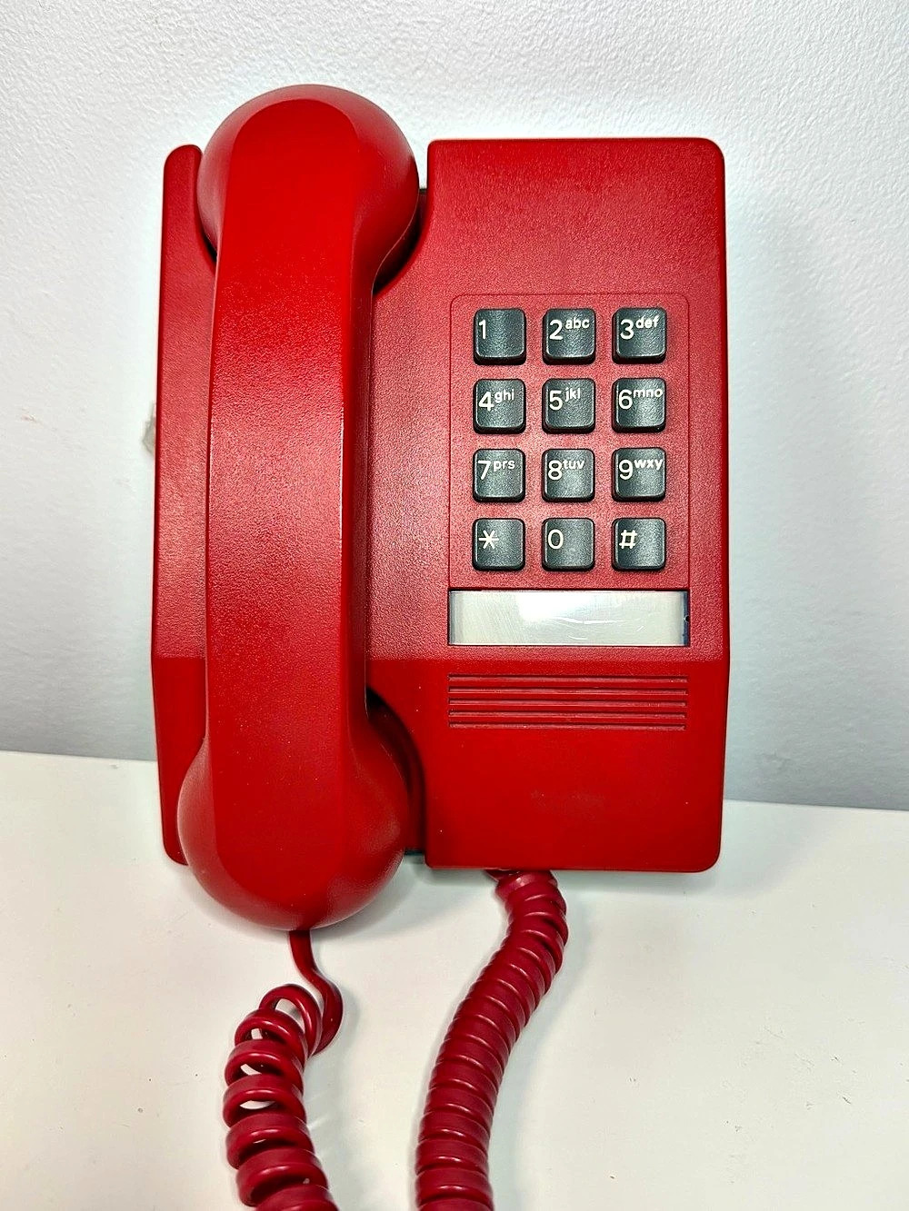 1983 Northern Telecom Red Push Button Telephone – Made in Canada
